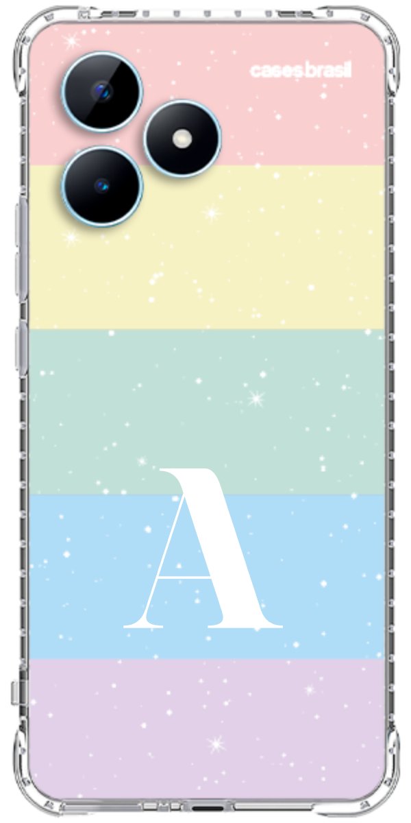 Capinha para Celular Arco-íris Estrelado