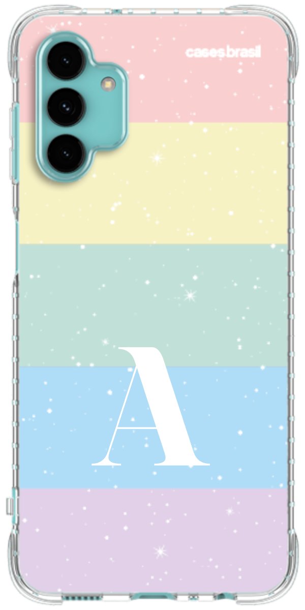 Capinha para Celular Arco-íris Estrelado