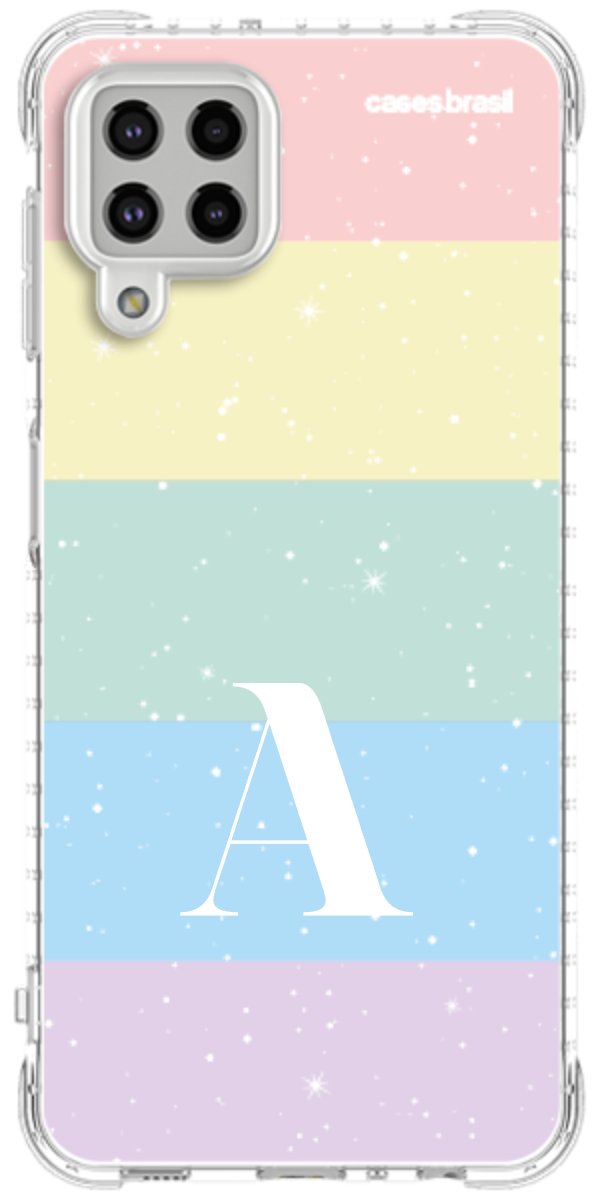 Capinha para Celular Arco-íris Estrelado