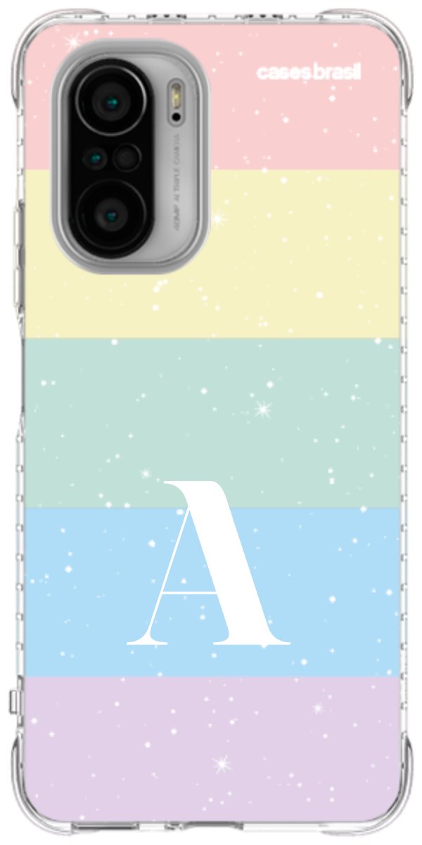 Capinha para Celular Arco-íris Estrelado
