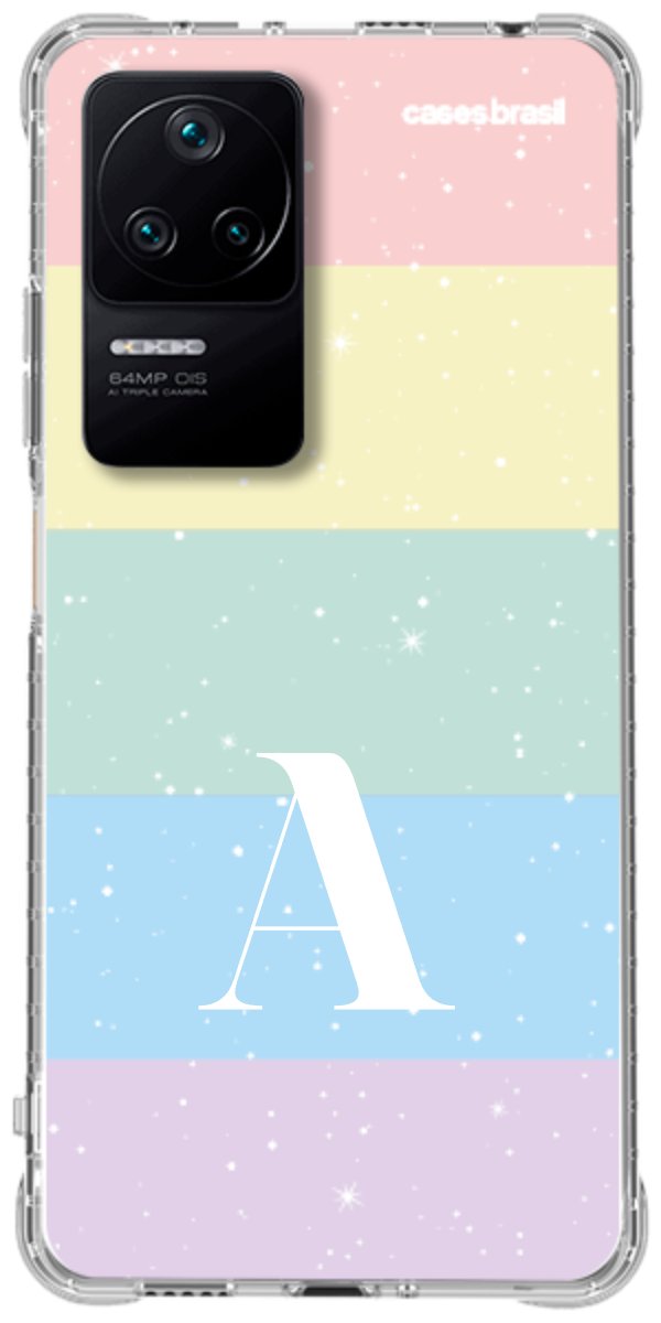 Capinha para Celular Arco-íris Estrelado