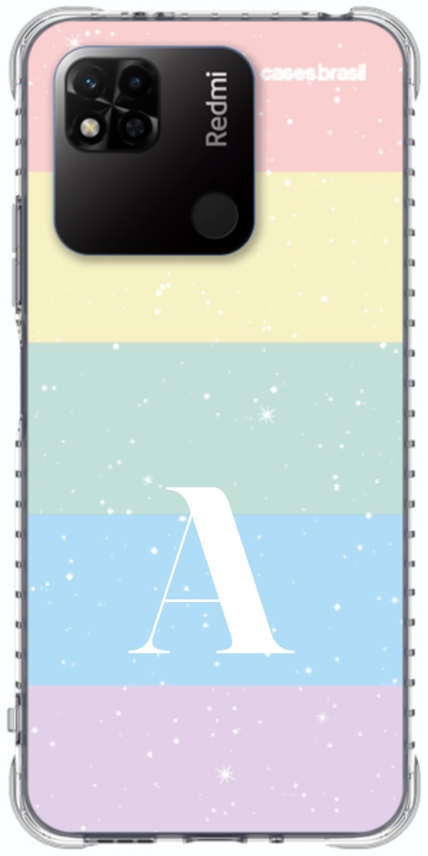 Capinha para Celular Arco-íris Estrelado