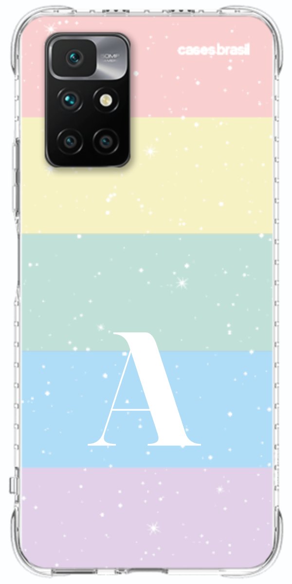 Capinha para Celular Arco-íris Estrelado