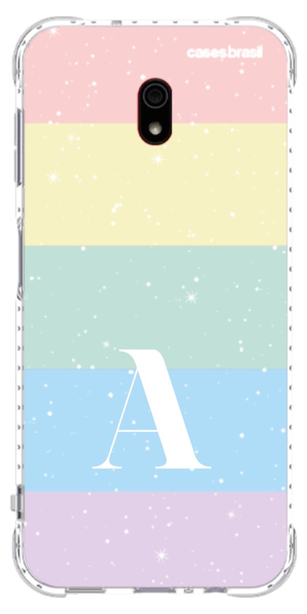 Capinha para Celular Arco-íris Estrelado