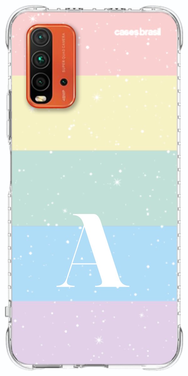 Capinha para Celular Arco-íris Estrelado