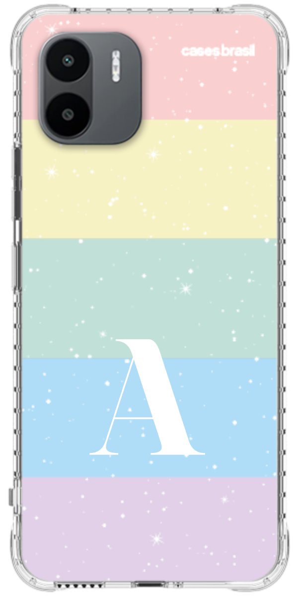 Capinha para Celular Arco-íris Estrelado