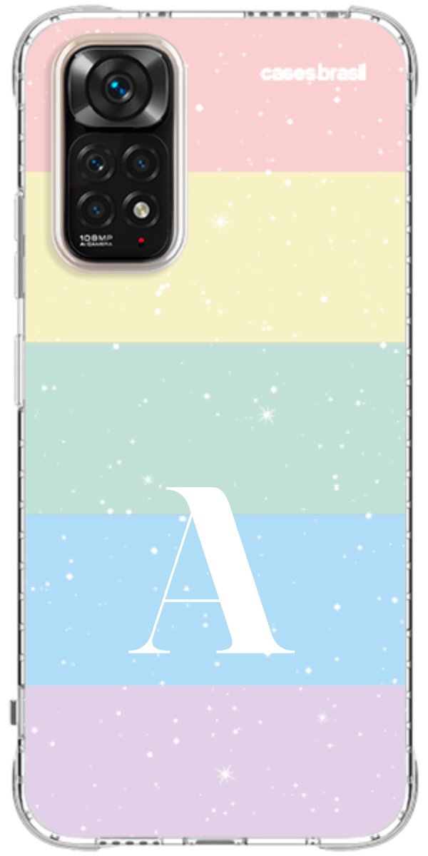 Capinha para Celular Arco-íris Estrelado