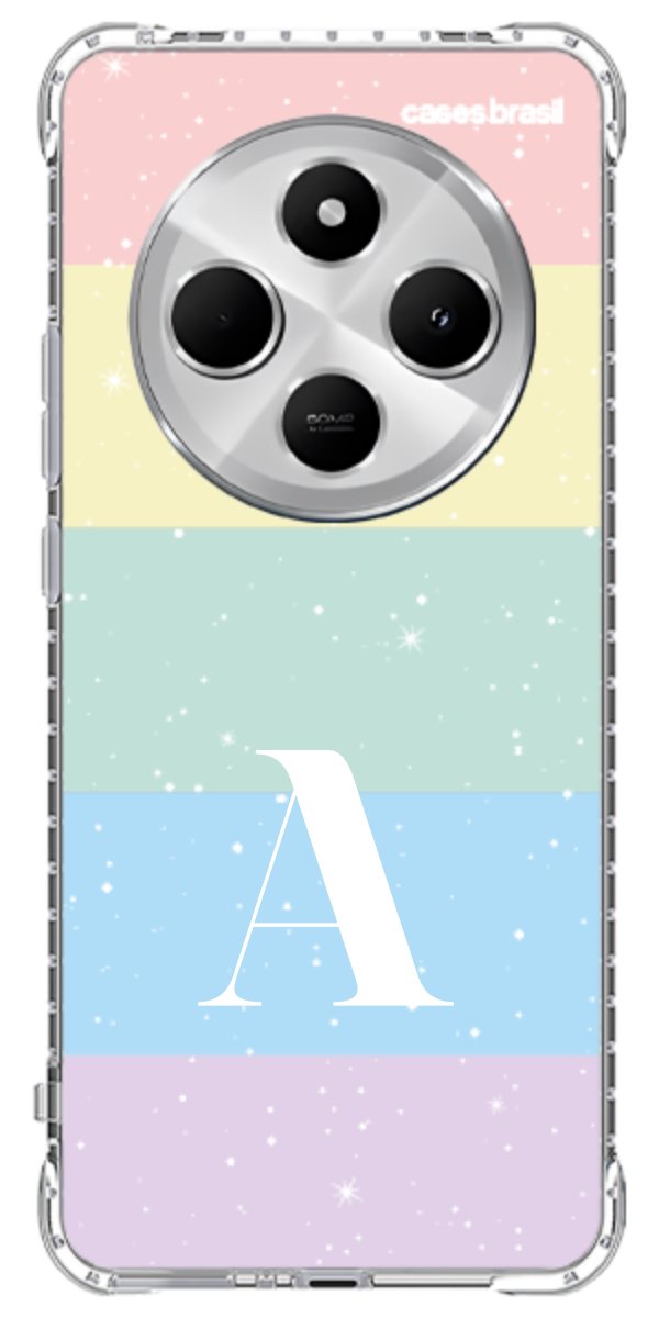Capinha para Celular Arco-íris Estrelado