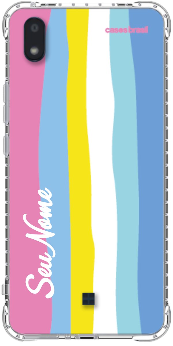Capinha para Celular Arco-íris Vertical Colorido