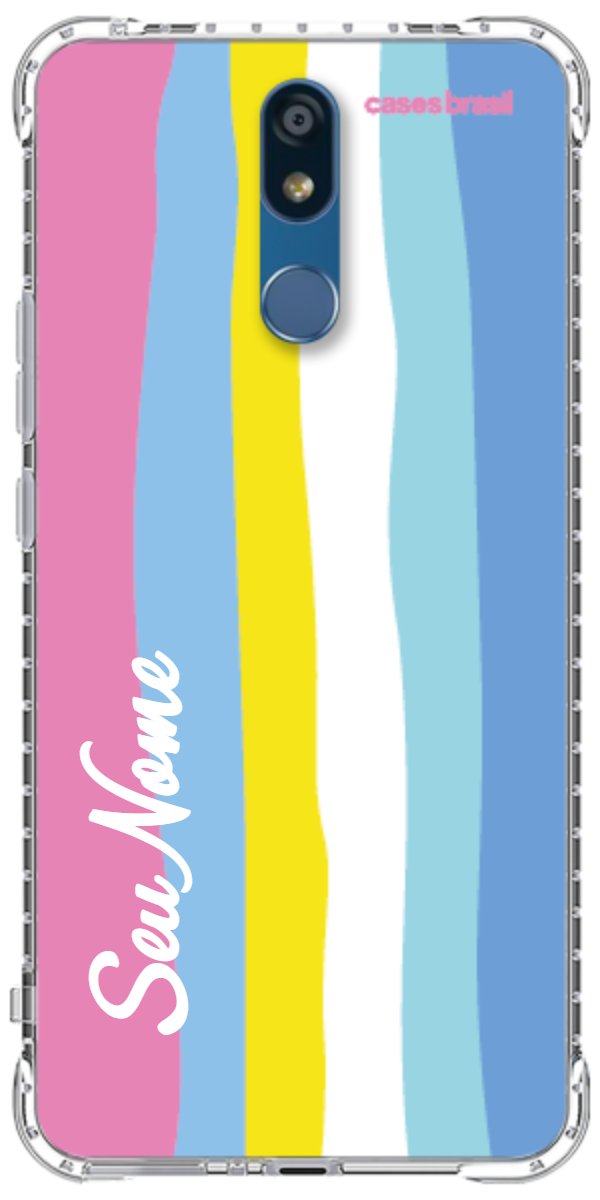 Capinha para Celular Arco-íris Vertical Colorido