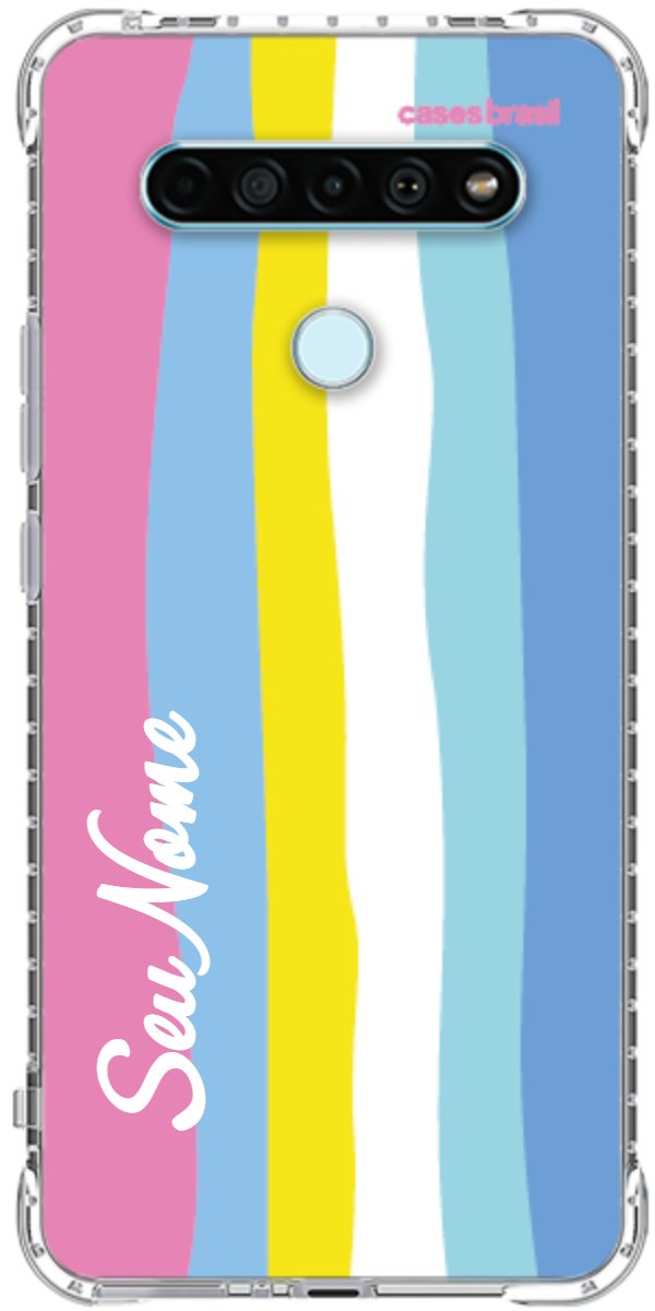 Capinha para Celular Arco-íris Vertical Colorido