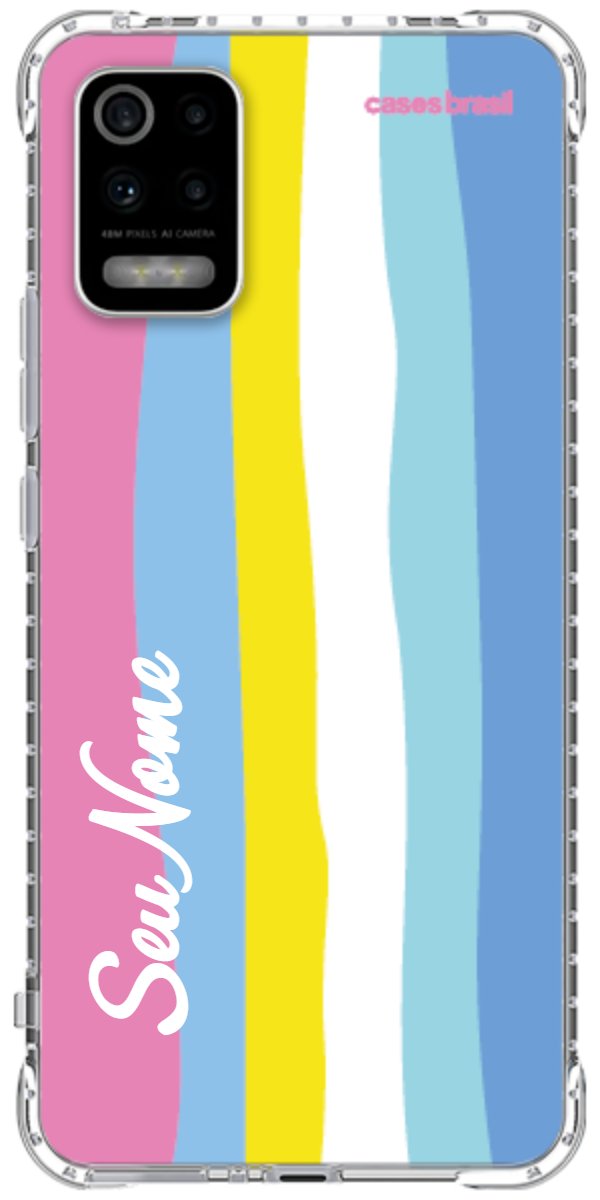 Capinha para Celular Arco-íris Vertical Colorido