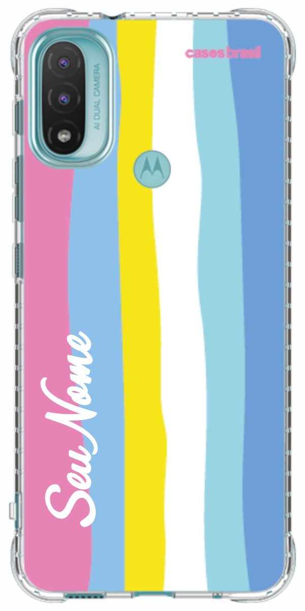 Capinha para Celular Arco-íris Vertical Colorido