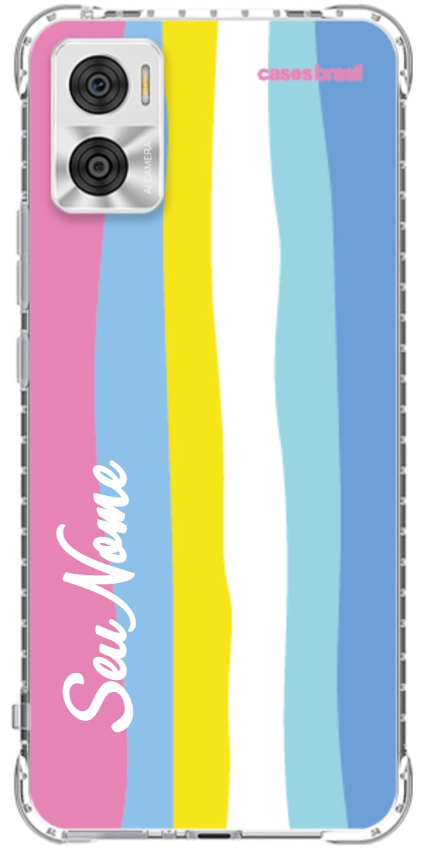 Capinha para Celular Arco-íris Vertical Colorido