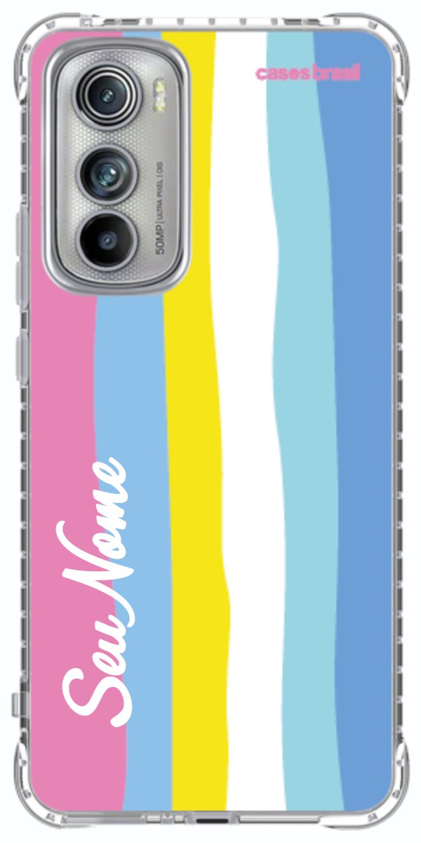 Capinha para Celular Arco-íris Vertical Colorido