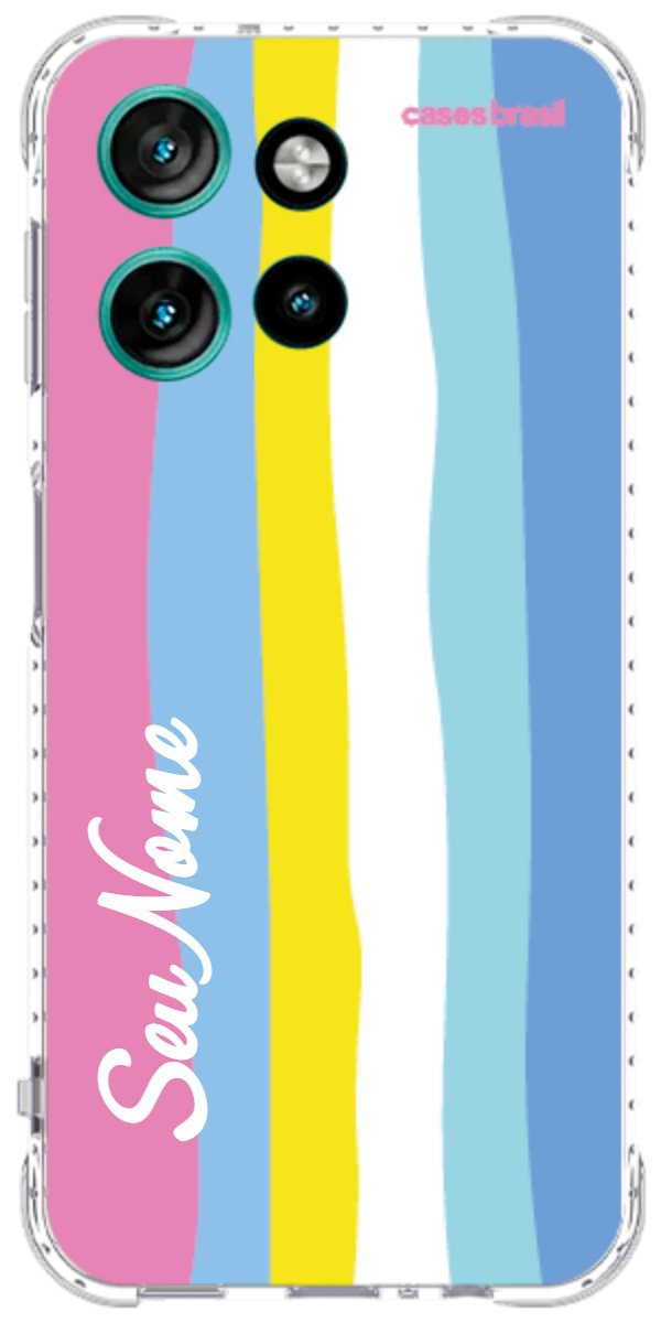 Capinha para Celular Arco-íris Vertical Colorido