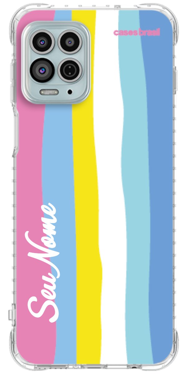 Capinha para Celular Arco-íris Vertical Colorido