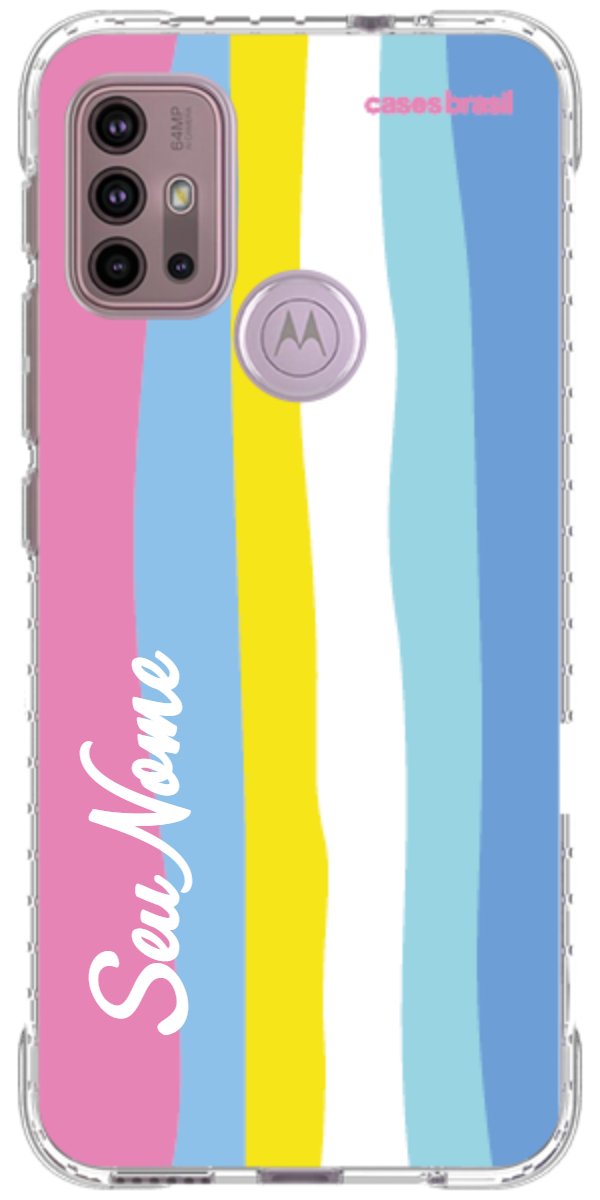 Capinha para Celular Arco-íris Vertical Colorido