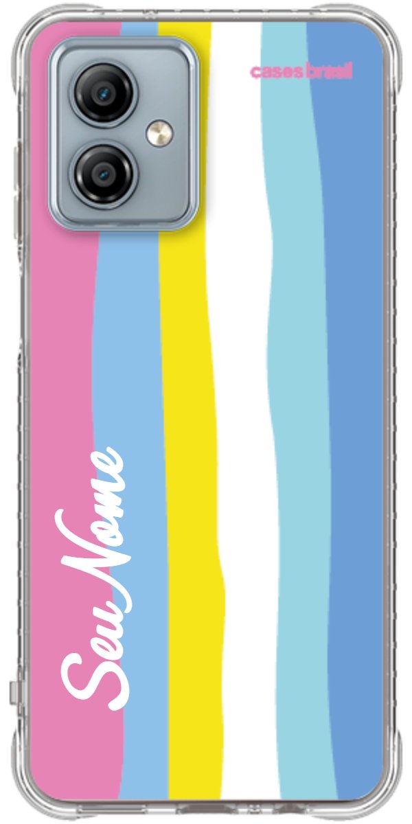 Capinha para Celular Arco-íris Vertical Colorido