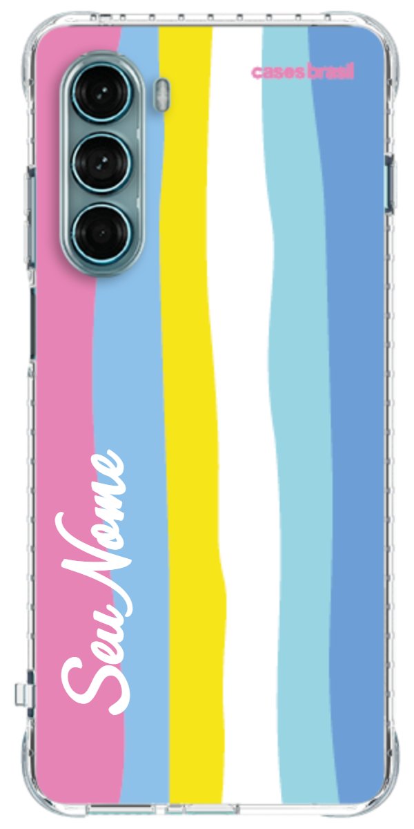 Capinha para Celular Arco-íris Vertical Colorido