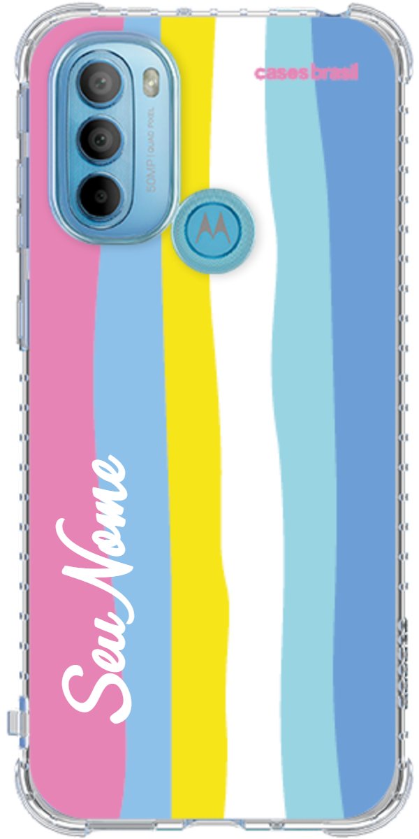 Capinha para Celular Arco-íris Vertical Colorido