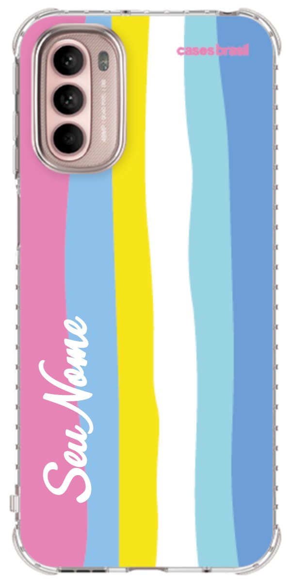Capinha para Celular Arco-íris Vertical Colorido
