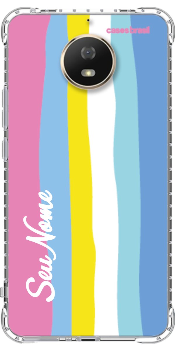 Capinha para Celular Arco-íris Vertical Colorido