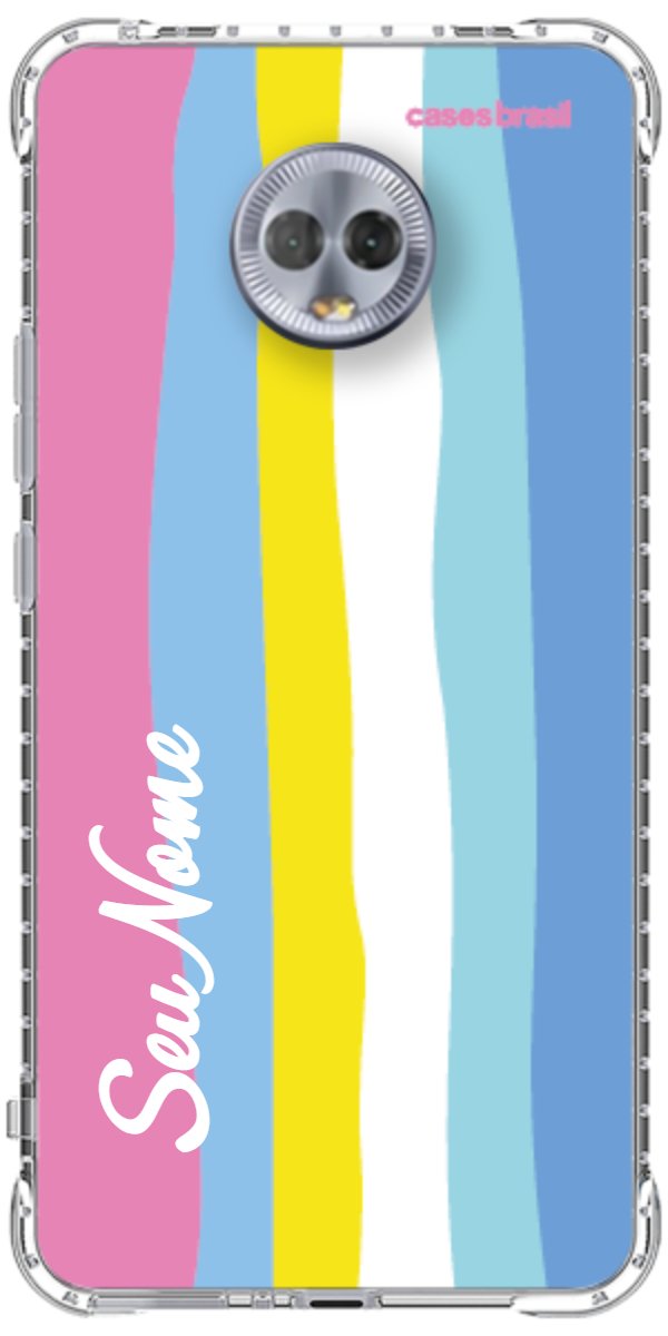 Capinha para Celular Arco-íris Vertical Colorido
