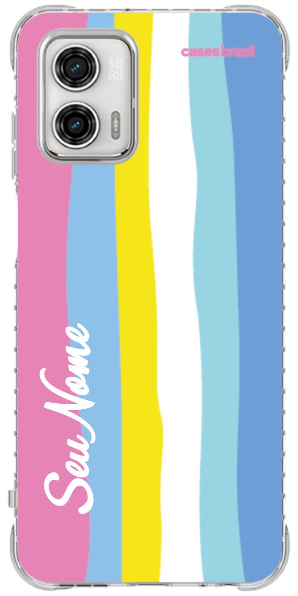 Capinha para Celular Arco-íris Vertical Colorido