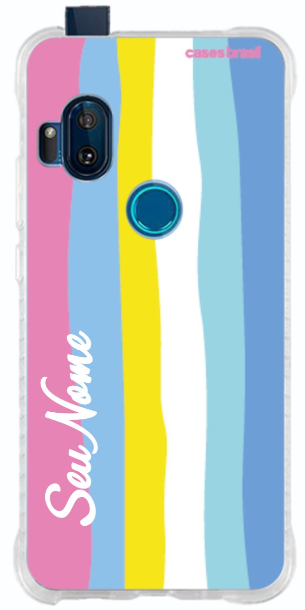 Capinha para Celular Arco-íris Vertical Colorido