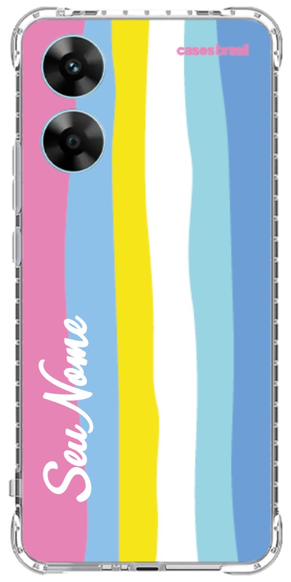 Capinha para Celular Arco-íris Vertical Colorido