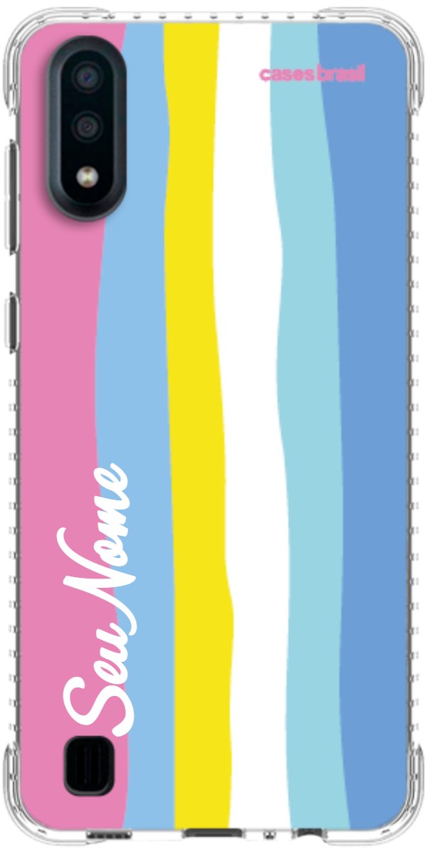 Capinha para Celular Arco-íris Vertical Colorido