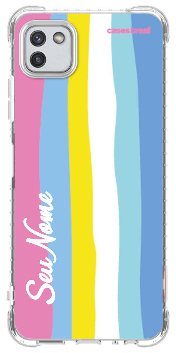 Capinha para Celular Arco-íris Vertical Colorido