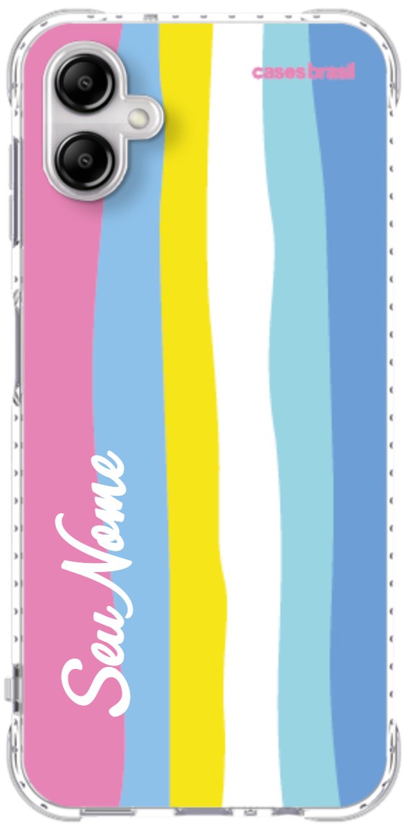 Capinha para Celular Arco-íris Vertical Colorido