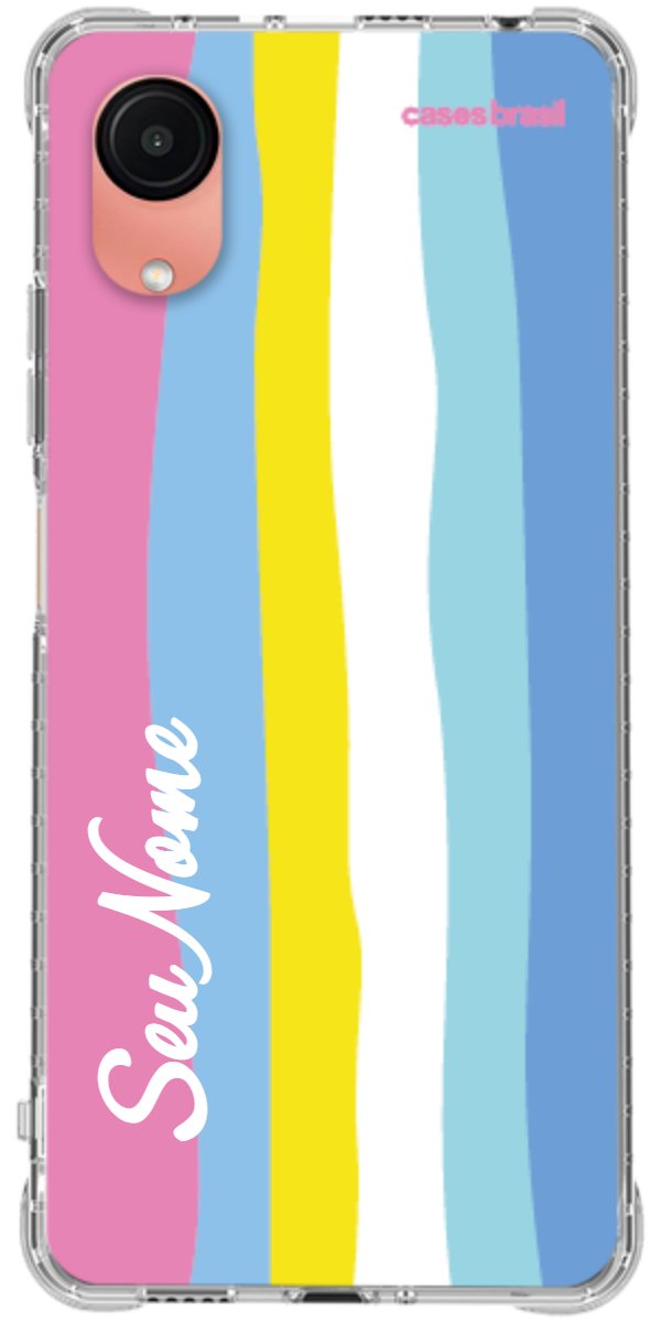 Capinha para Celular Arco-íris Vertical Colorido