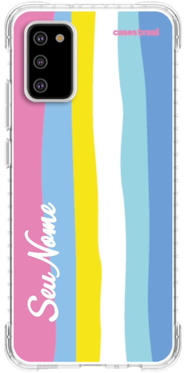 Capinha para Celular Arco-íris Vertical Colorido