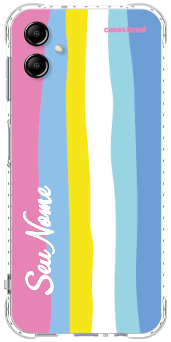 Capinha para Celular Arco-íris Vertical Colorido