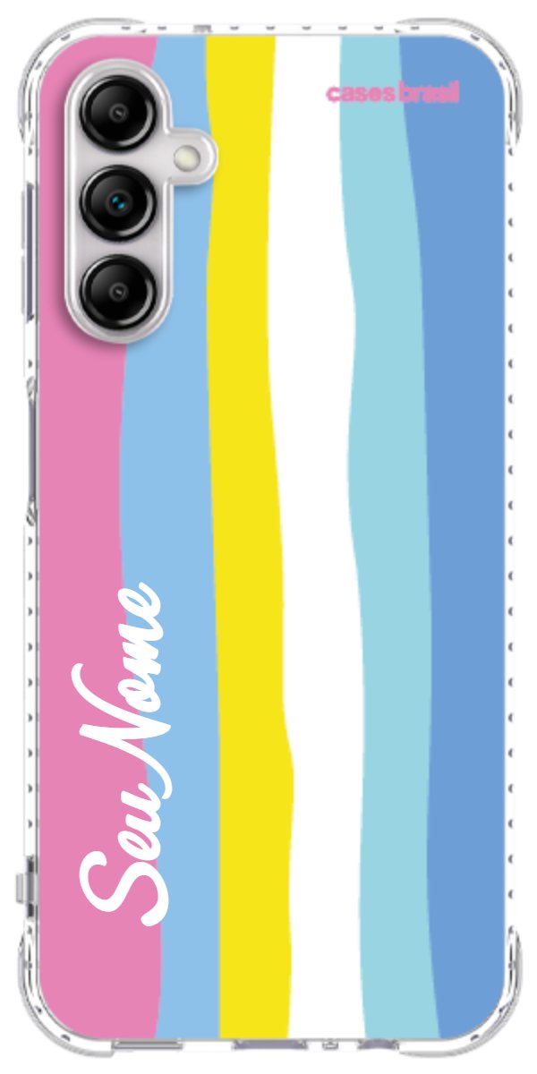 Capinha para Celular Arco-íris Vertical Colorido