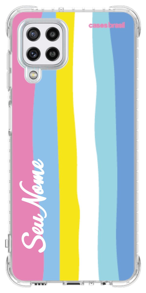 Capinha para Celular Arco-íris Vertical Colorido