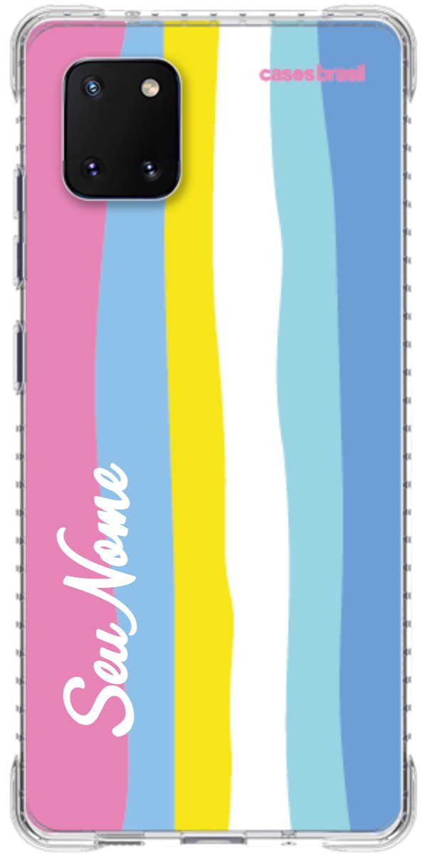 Capinha para Celular Arco-íris Vertical Colorido