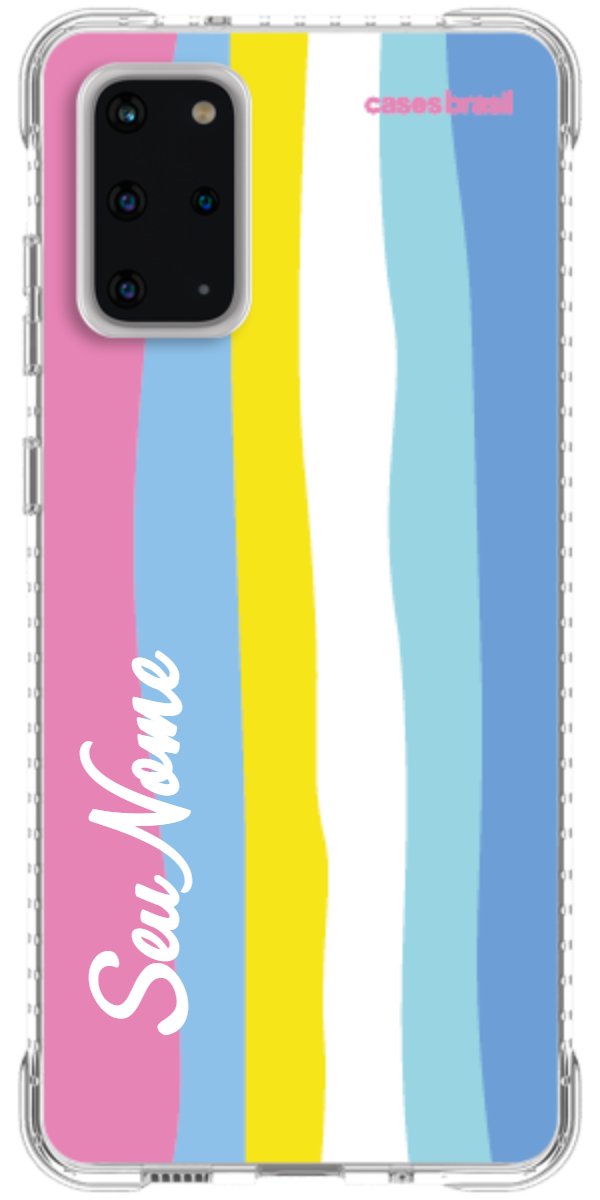 Capinha para Celular Arco-íris Vertical Colorido