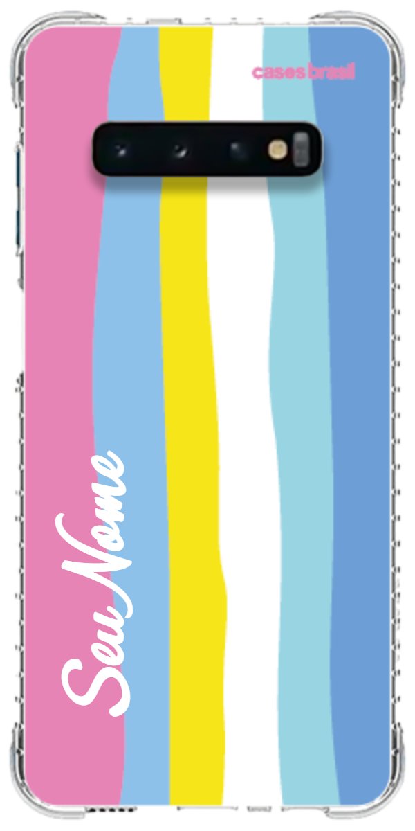 Capinha para Celular Arco-íris Vertical Colorido