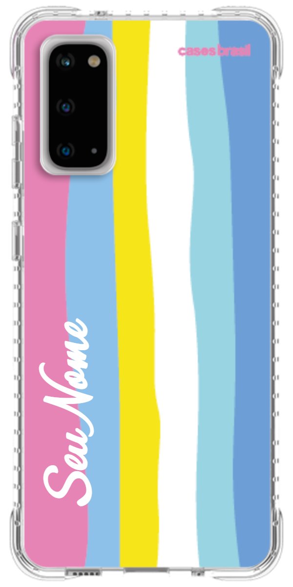 Capinha para Celular Arco-íris Vertical Colorido