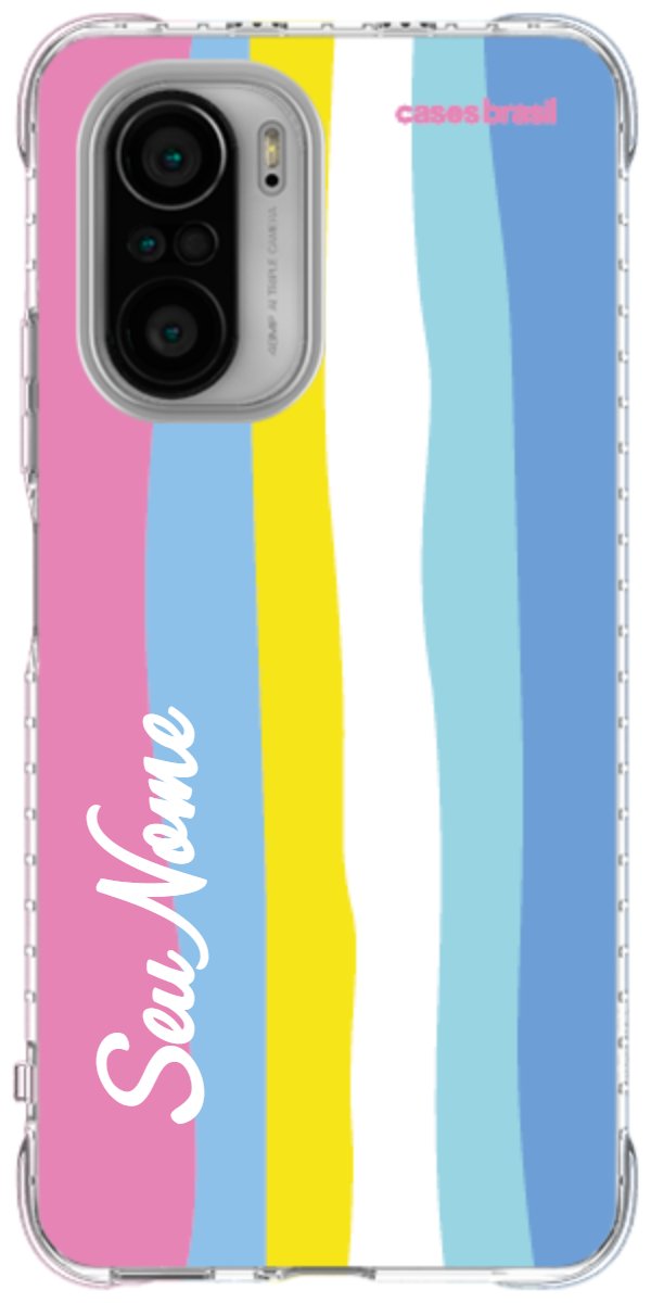 Capinha para Celular Arco-íris Vertical Colorido
