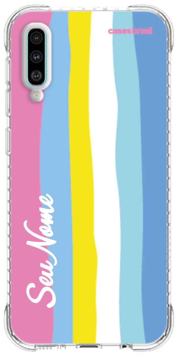 Capinha para Celular Arco-íris Vertical Colorido
