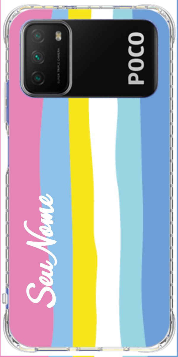 Capinha para Celular Arco-íris Vertical Colorido