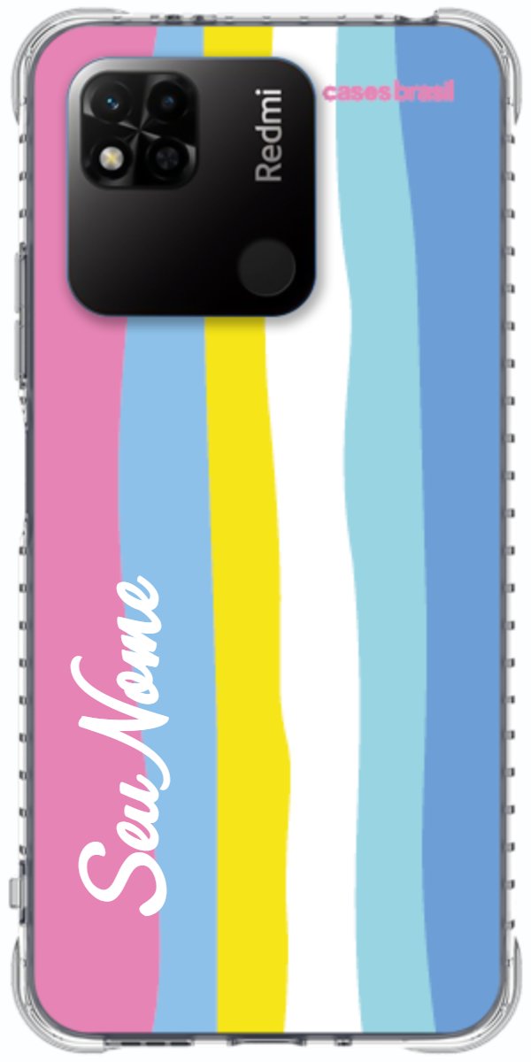 Capinha para Celular Arco-íris Vertical Colorido