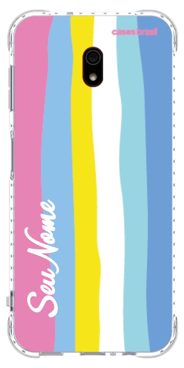 Capinha para Celular Arco-íris Vertical Colorido