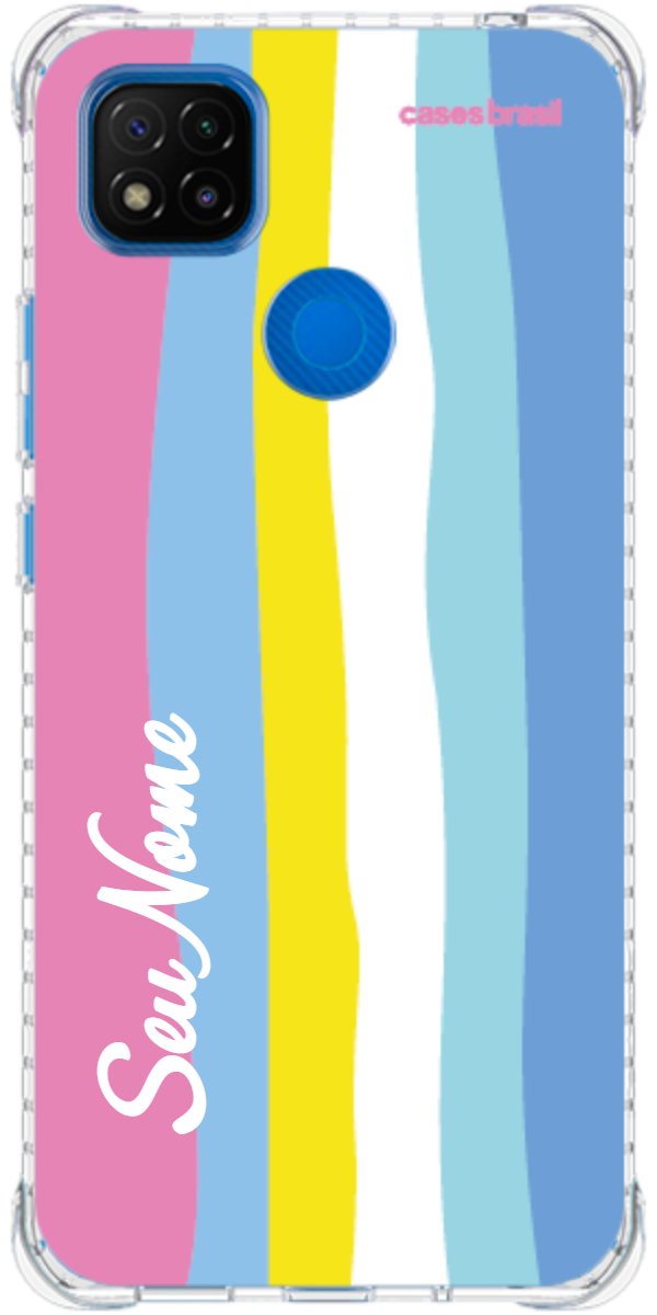 Capinha para Celular Arco-íris Vertical Colorido