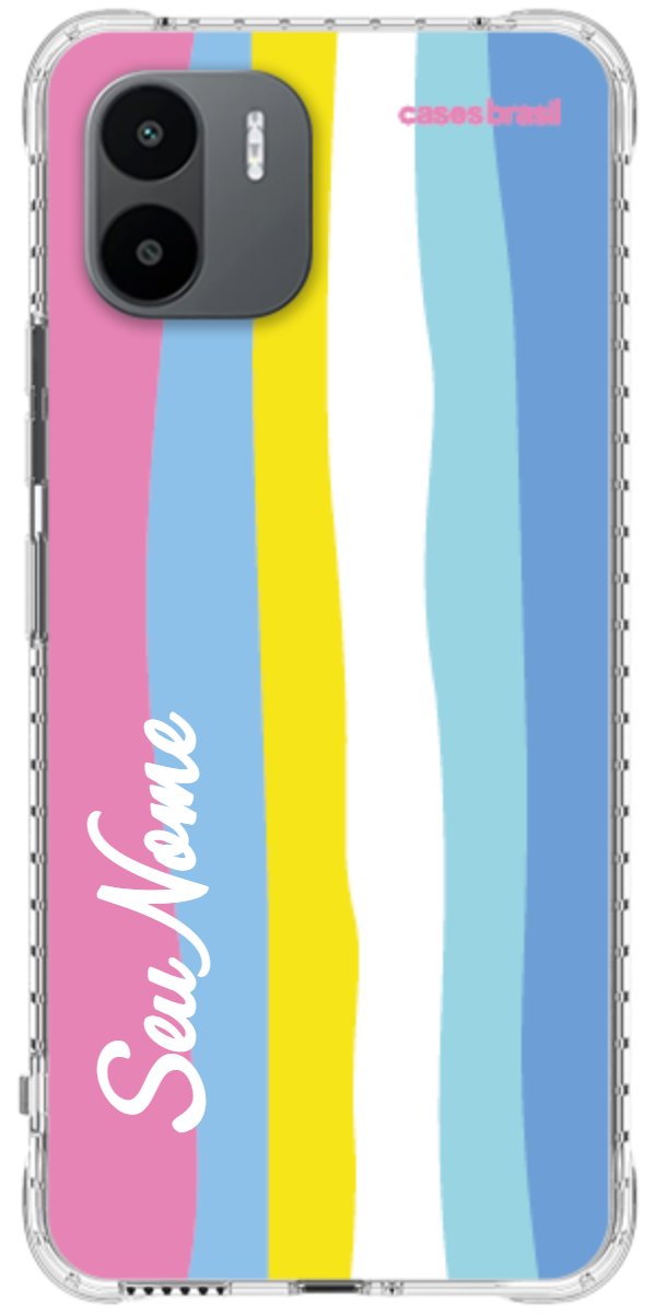 Capinha para Celular Arco-íris Vertical Colorido